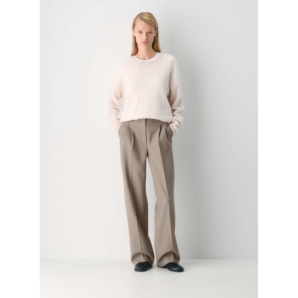 Aritzia The Effortless Pant (Re)ssential Size 6 Regular Heather Nomad Taupe NWT